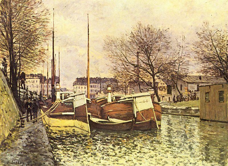 Alfred Sisley Saint-Martin in Paris